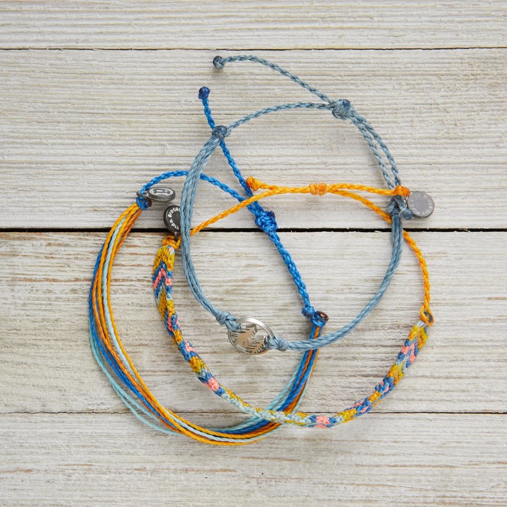 Pura Vida Bracelet Pack | Friendship Bracelet, Tree Charm + Original Str…